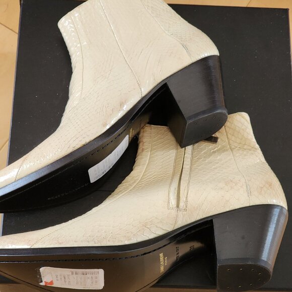 Saint Laurent Python Boots Sz 39 - Picture 6 of 9